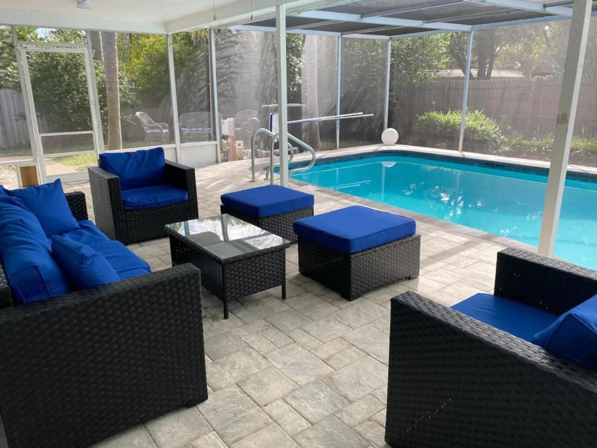 Spacious 5 Bedrooms 3 Bathrooms Family-Friendly Home With Heated Salt Pool Clearwater Dış mekan fotoğraf